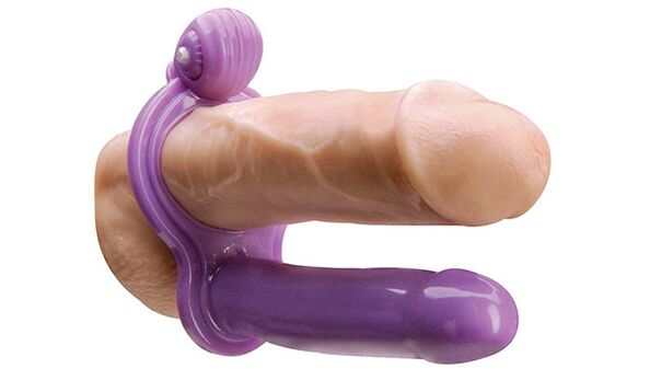 Tapón do pene para dobre penetración