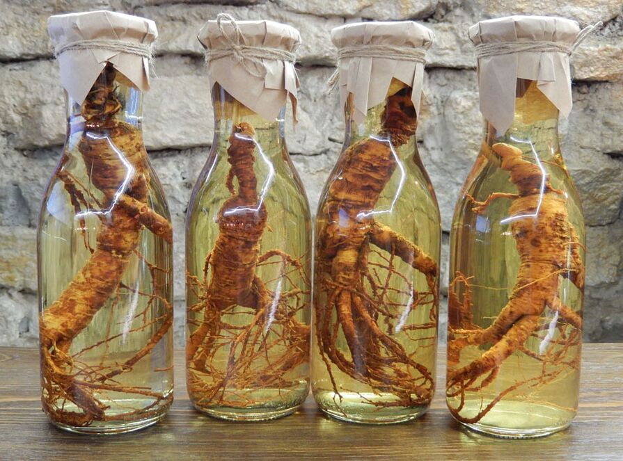Tomar tintura de ginseng axuda a agrandar o glande